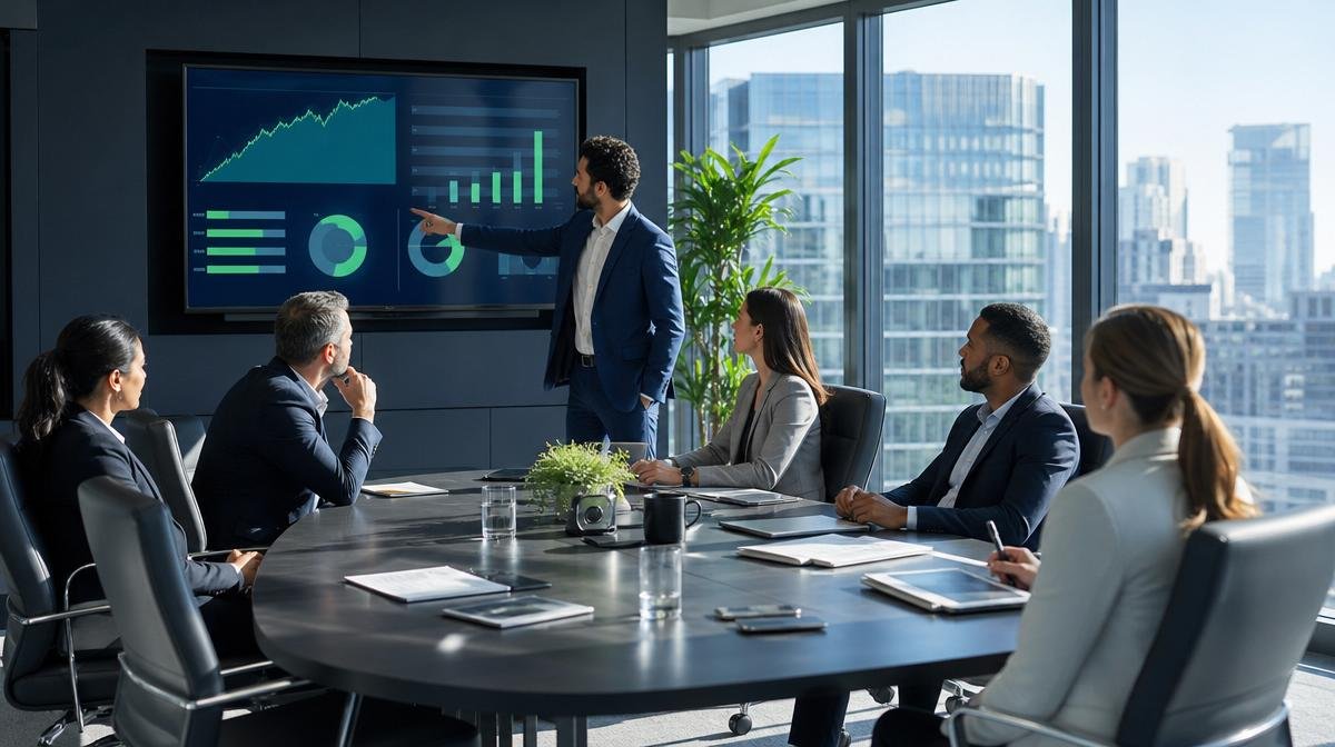 Diretores de vendas controlando leads via WhatsApp no Venda Imobiliária Summit 2026 em São Paulo